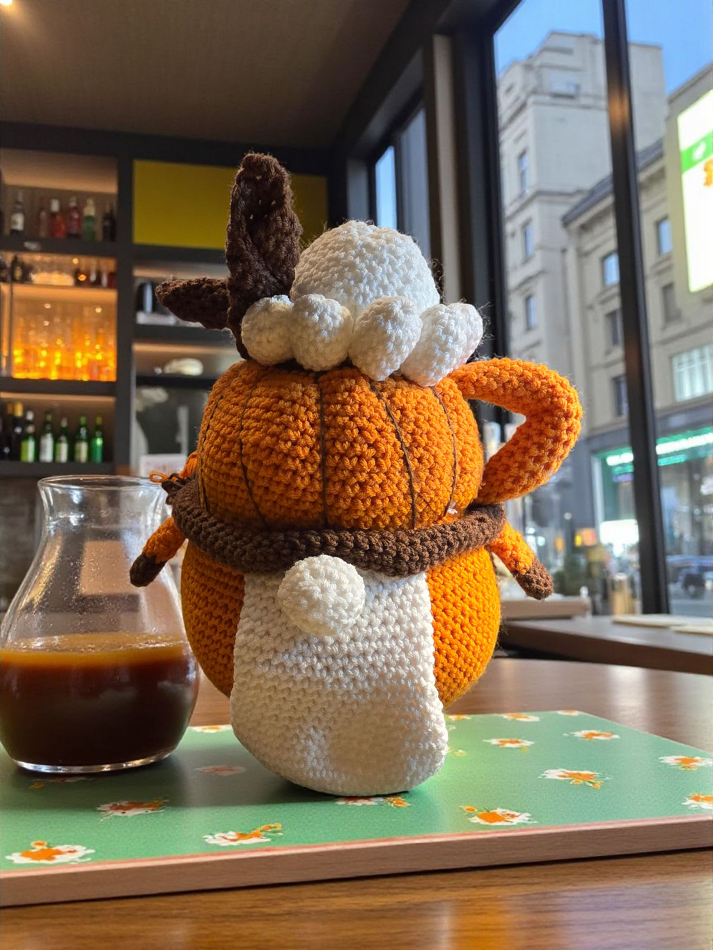 Gnome tasse potiron gourmande sur commande