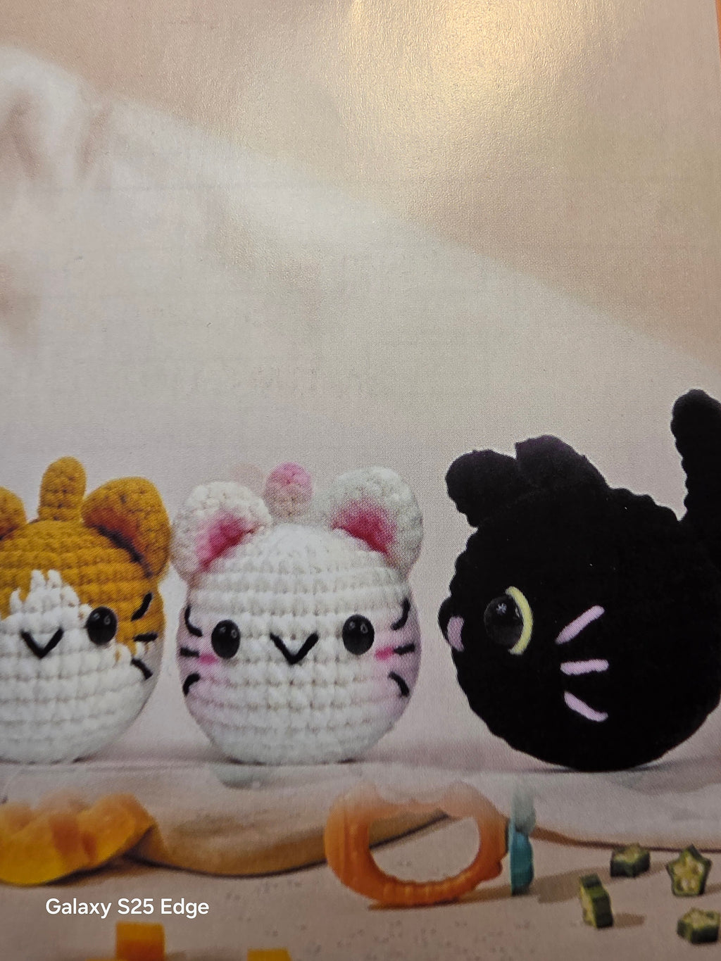 Porte clef chat boule