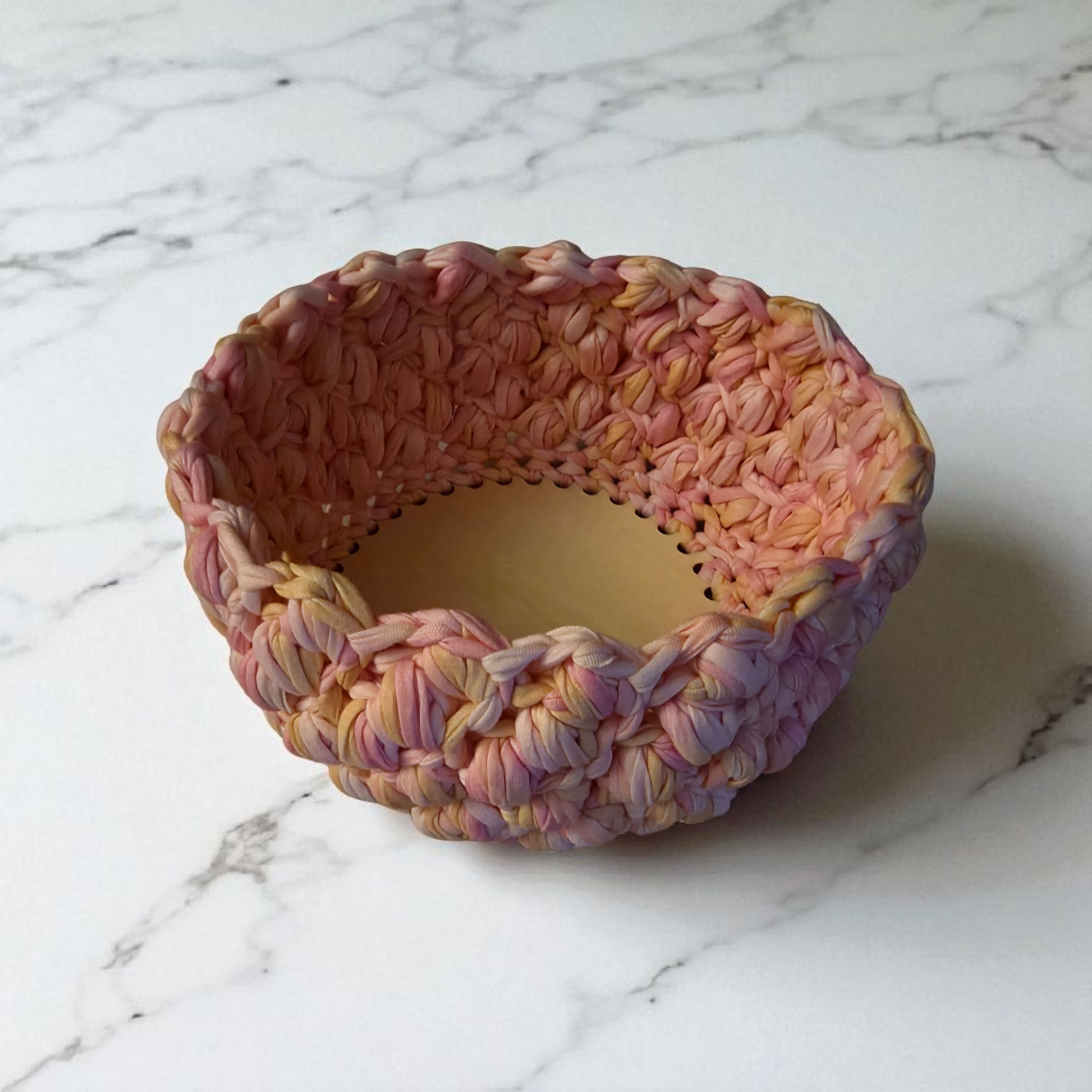 Vide poche / panier de rangement guimauve chamallo