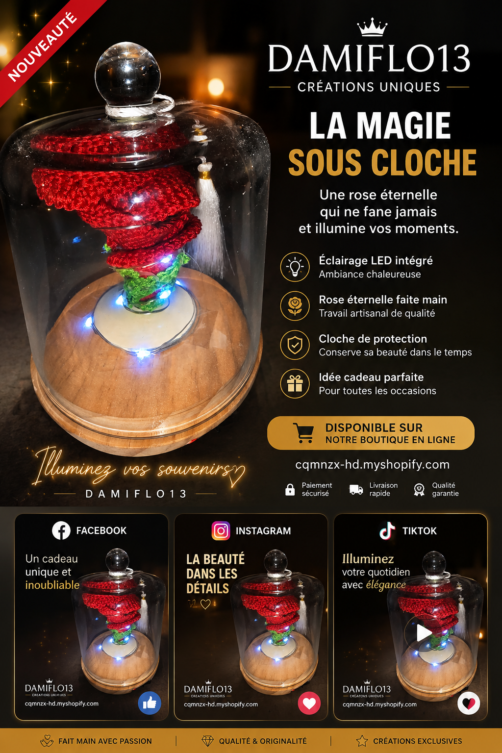 LA MAGIE SOUS CLOCHE