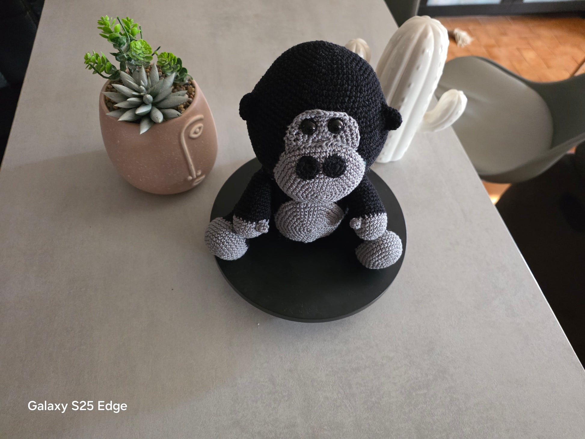 Bonzo le gorille en coton sur commande