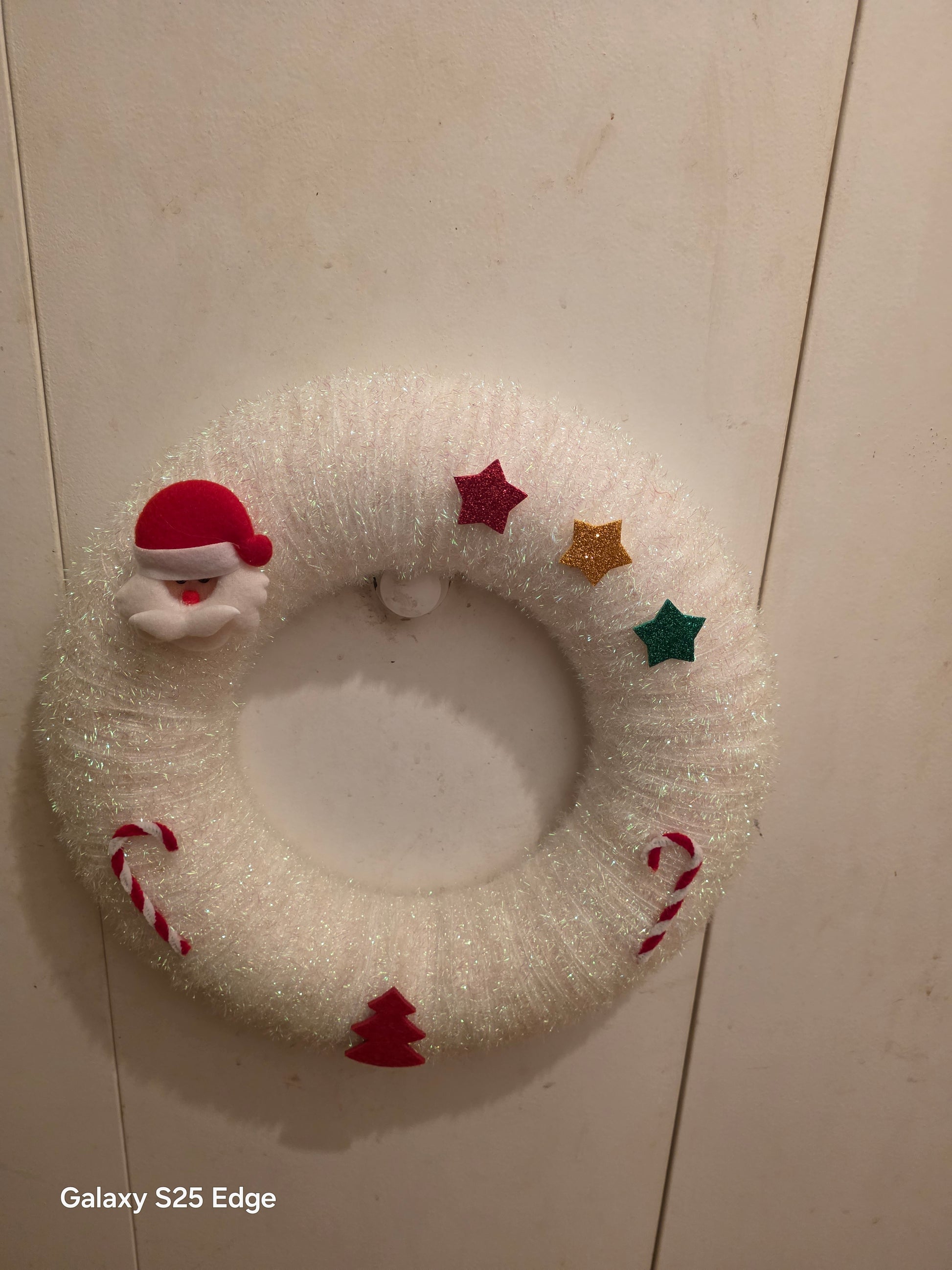 Couronne de noel lumineuses sur commande